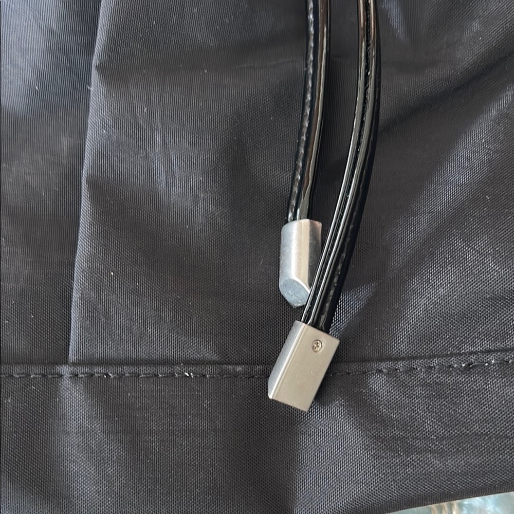 Baggallini Black Shoulder Bag with Adjustable Strap and Silver Hardware - Picture 3 of 11